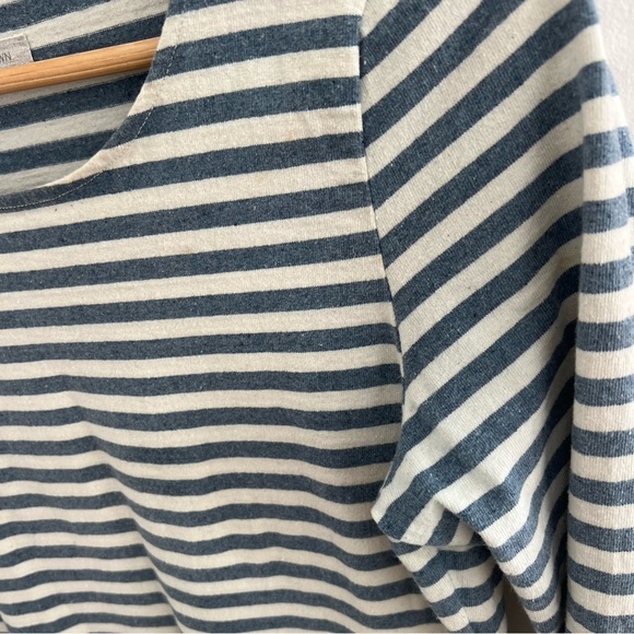 OUTERKNOWN New Denim Project Boatneck Blue Nautical Striped Dress Small Cotton - Picture 4 of 5